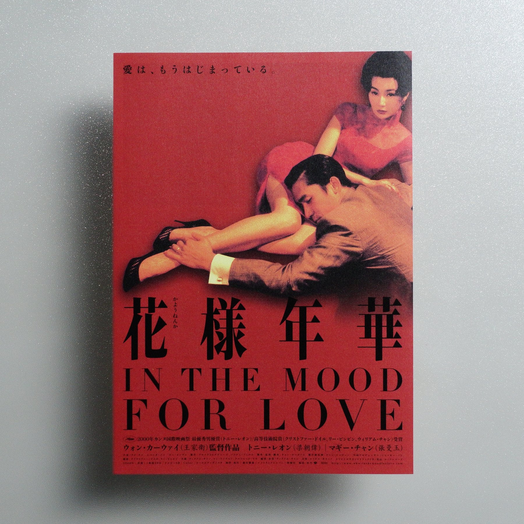 In the Mood for Love 2001 Japanese B5 Movie Flyer - front