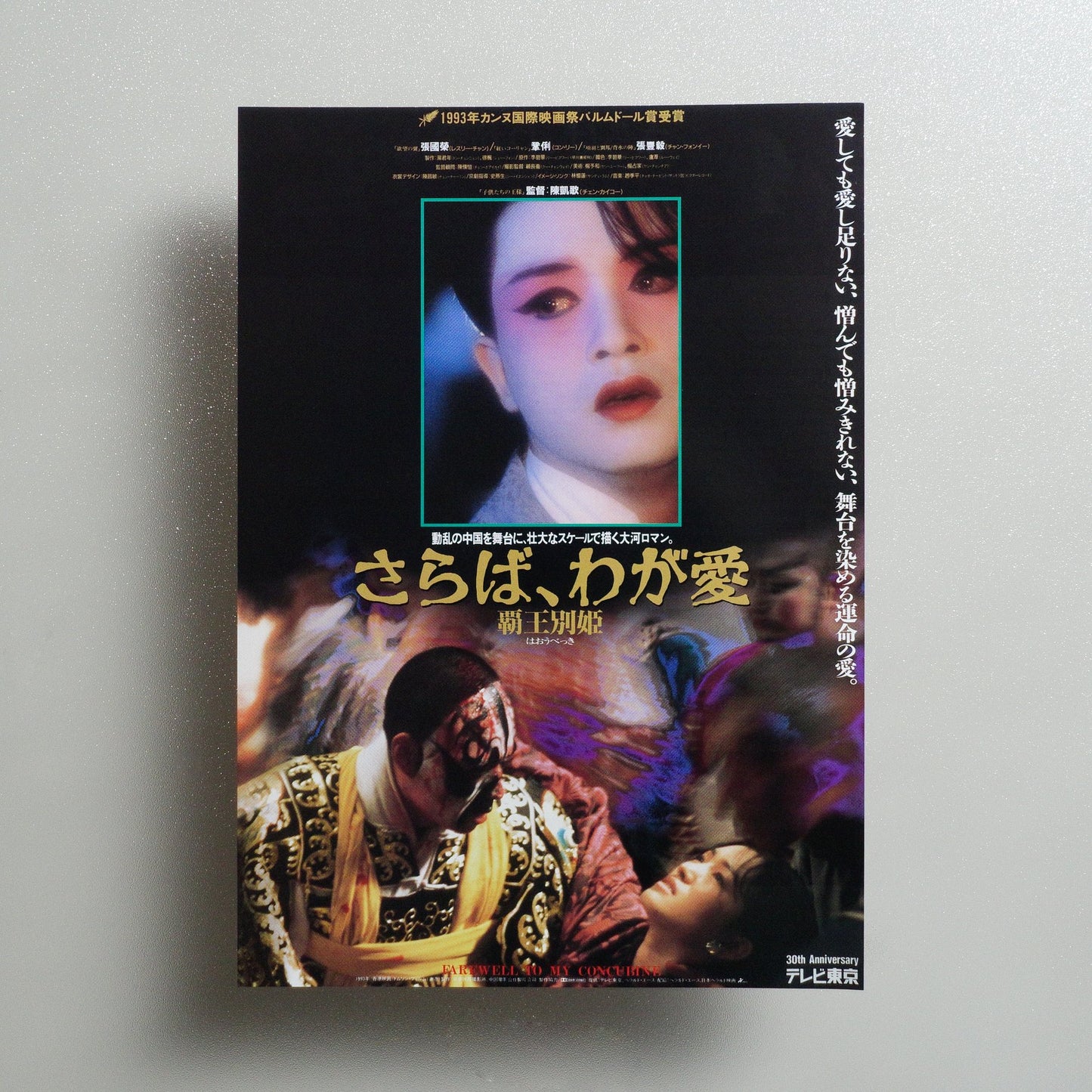 Farewell My Concubine 1993 Japanese B5 Movie Flyer - front