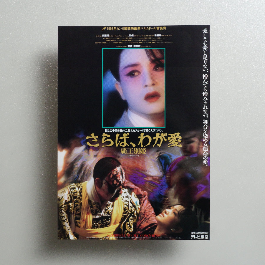 Farewell My Concubine 1993 Japanese B5 Movie Flyer - front