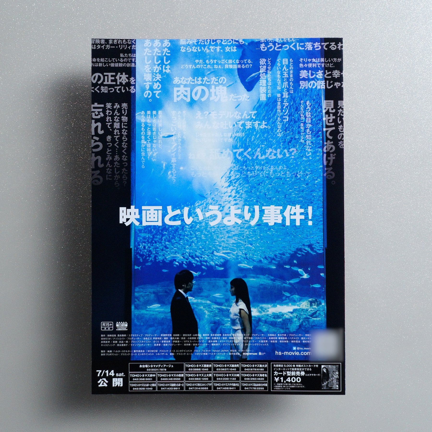 Helter Skelter 2012 Japanese B5 Folded Flyer - reverse
