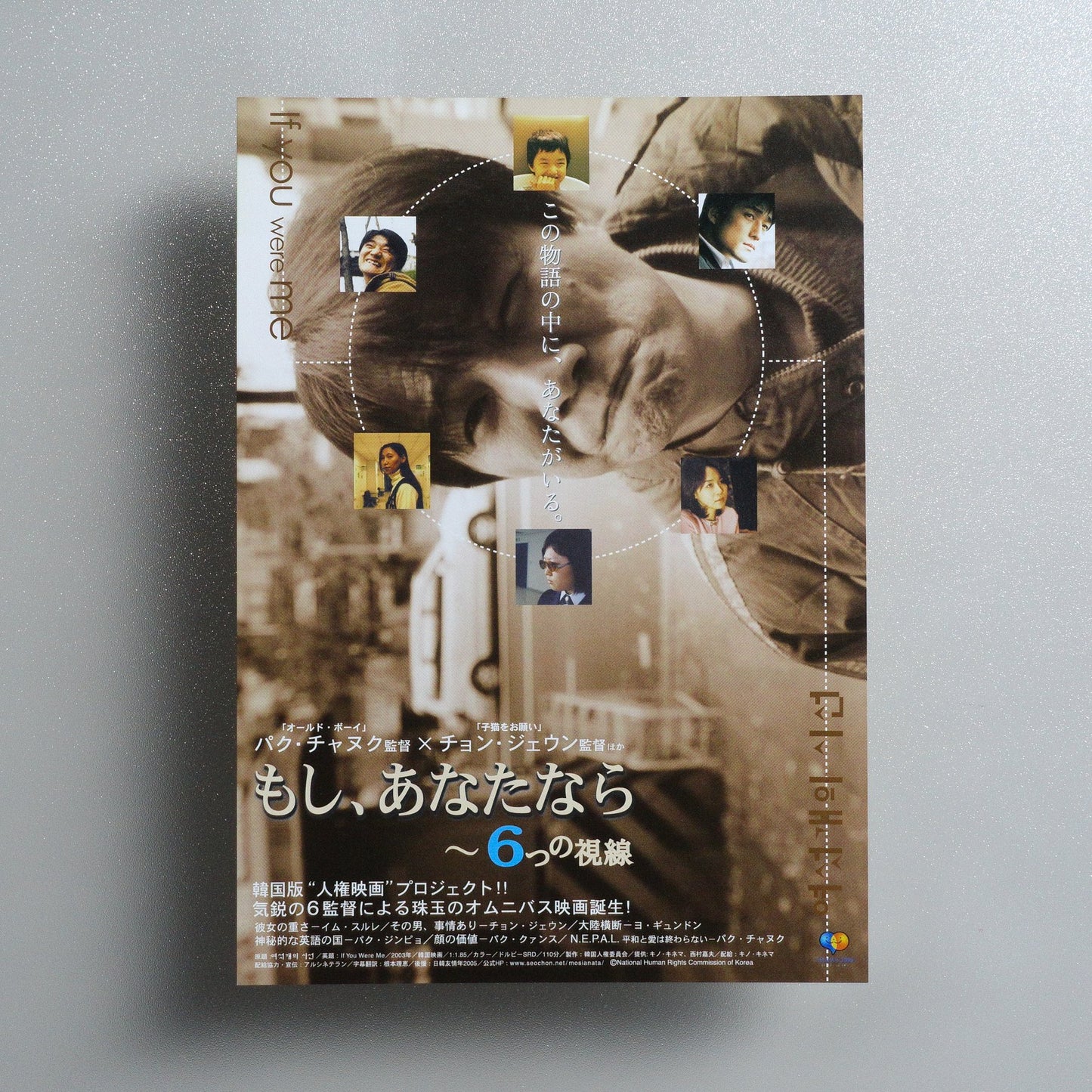 If You Were Me 2005 Japanese B5 Movie Flyer - front