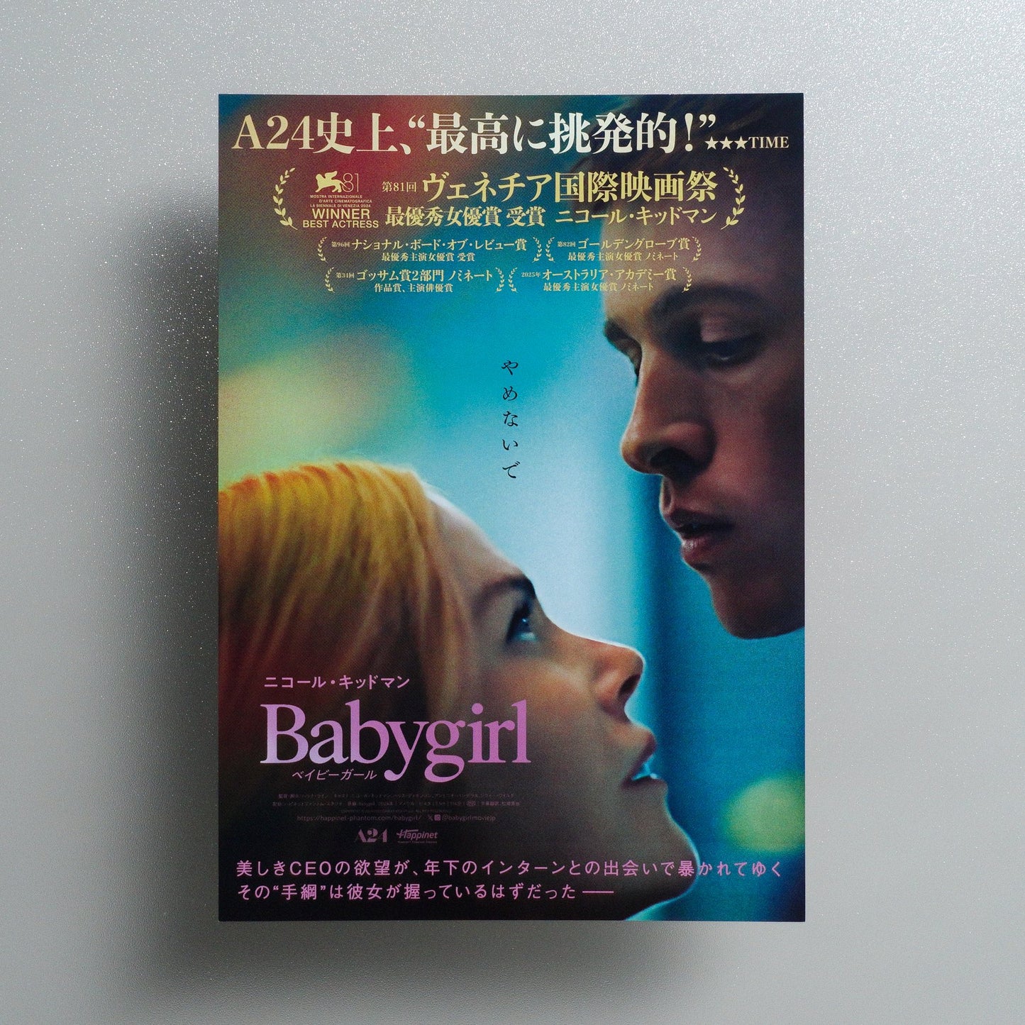 Babygirl 2025 Japanese B5 Movie Flyer - front