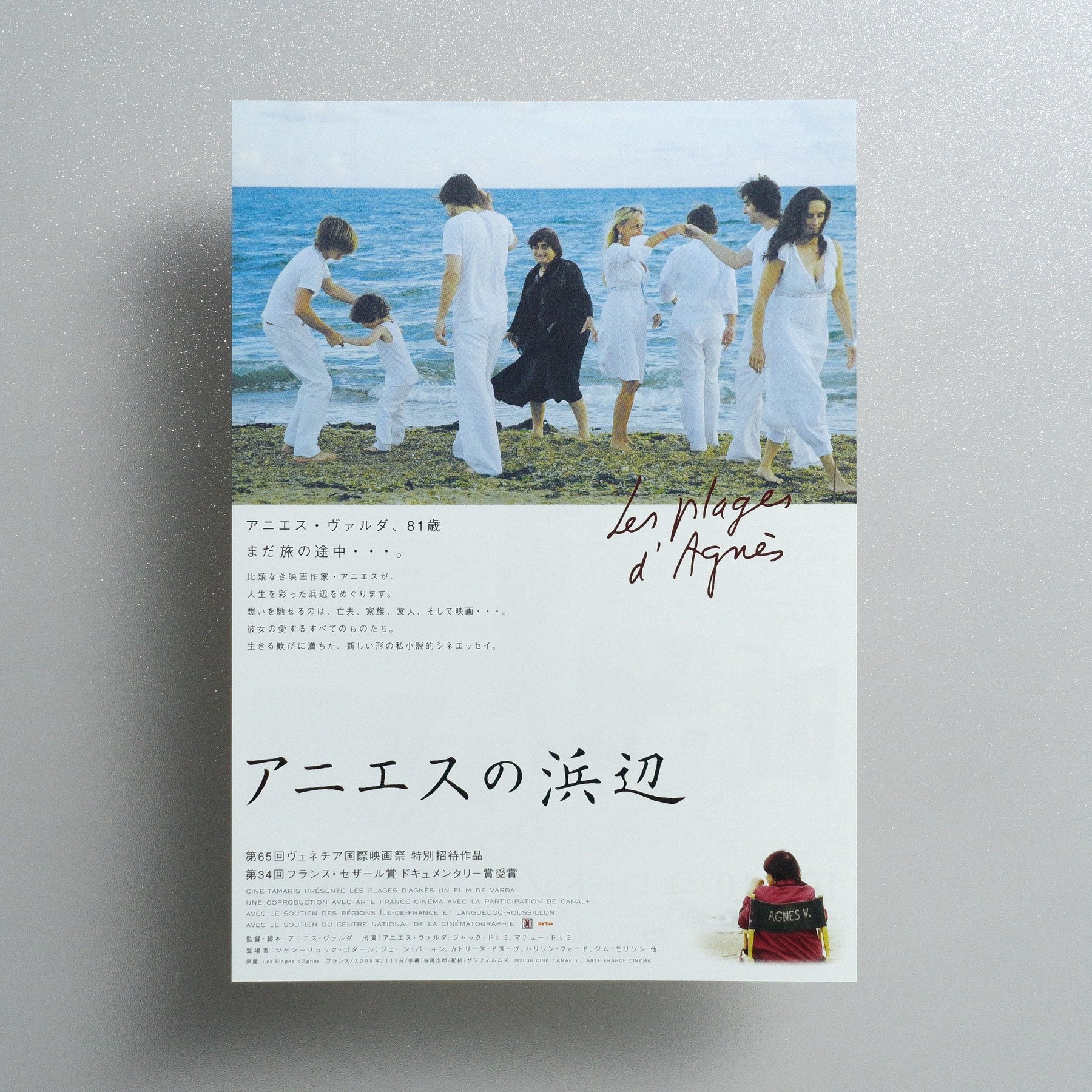 The Beaches of Agnès 2009 Japanese B5 Movie Poster - front