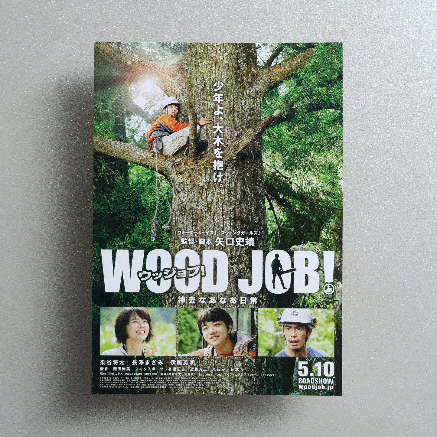 Wood Job! 2014 Japanese B5 Folded Flyer - front