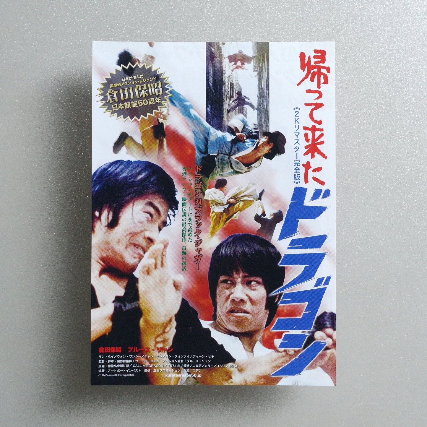 Call Me Dragon 2024 Japanese B5 Movie Flyer - front