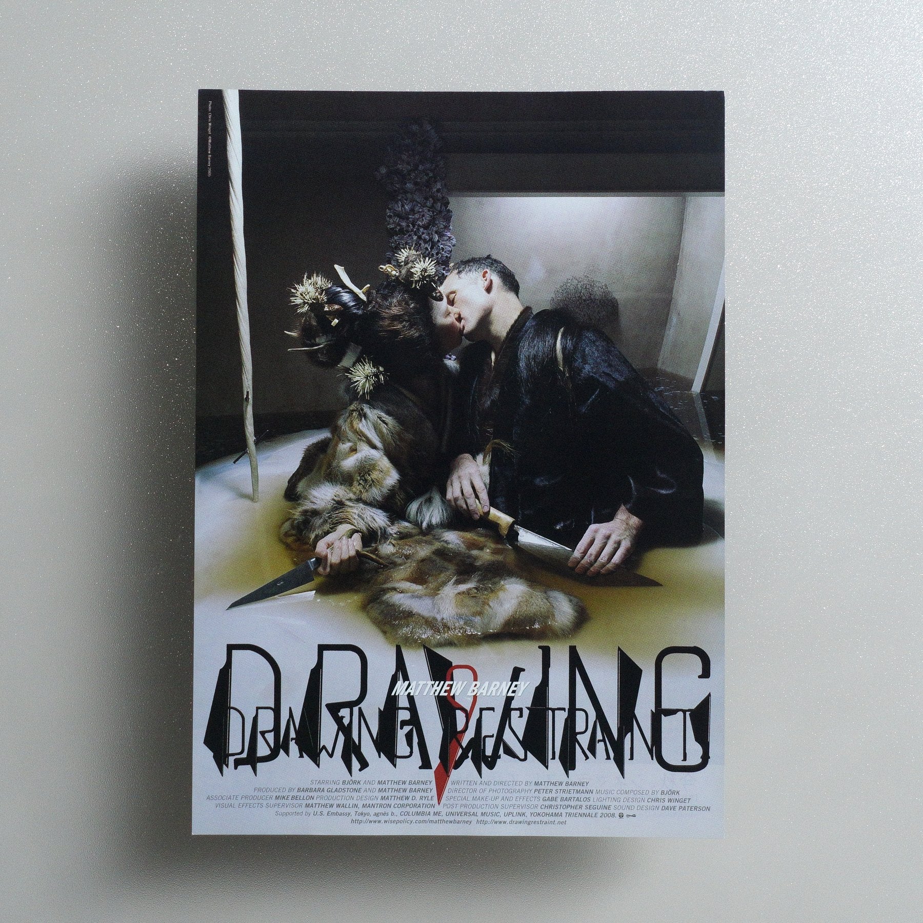 Drawing Restraint 9 : 「 9」 2008 Japanese B5 Movie Flyer - front
