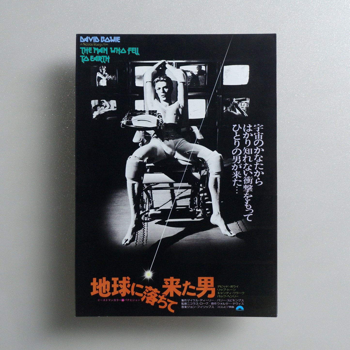 The Man Who Fell to Earth 1977 Japanese B5 Movie Flyer - front