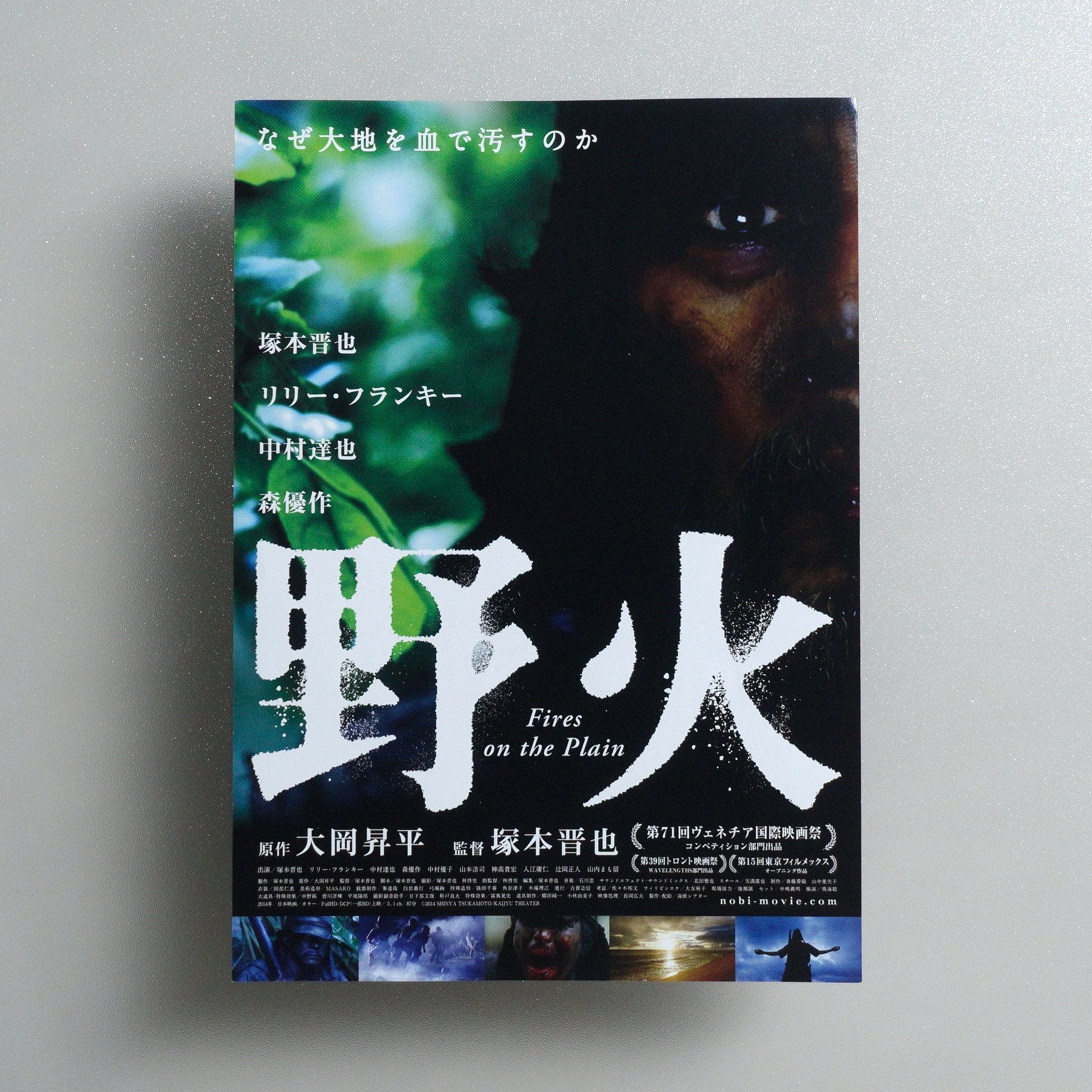 Fires on the Plain 2016 Japanese B5 Movie Flyer - front