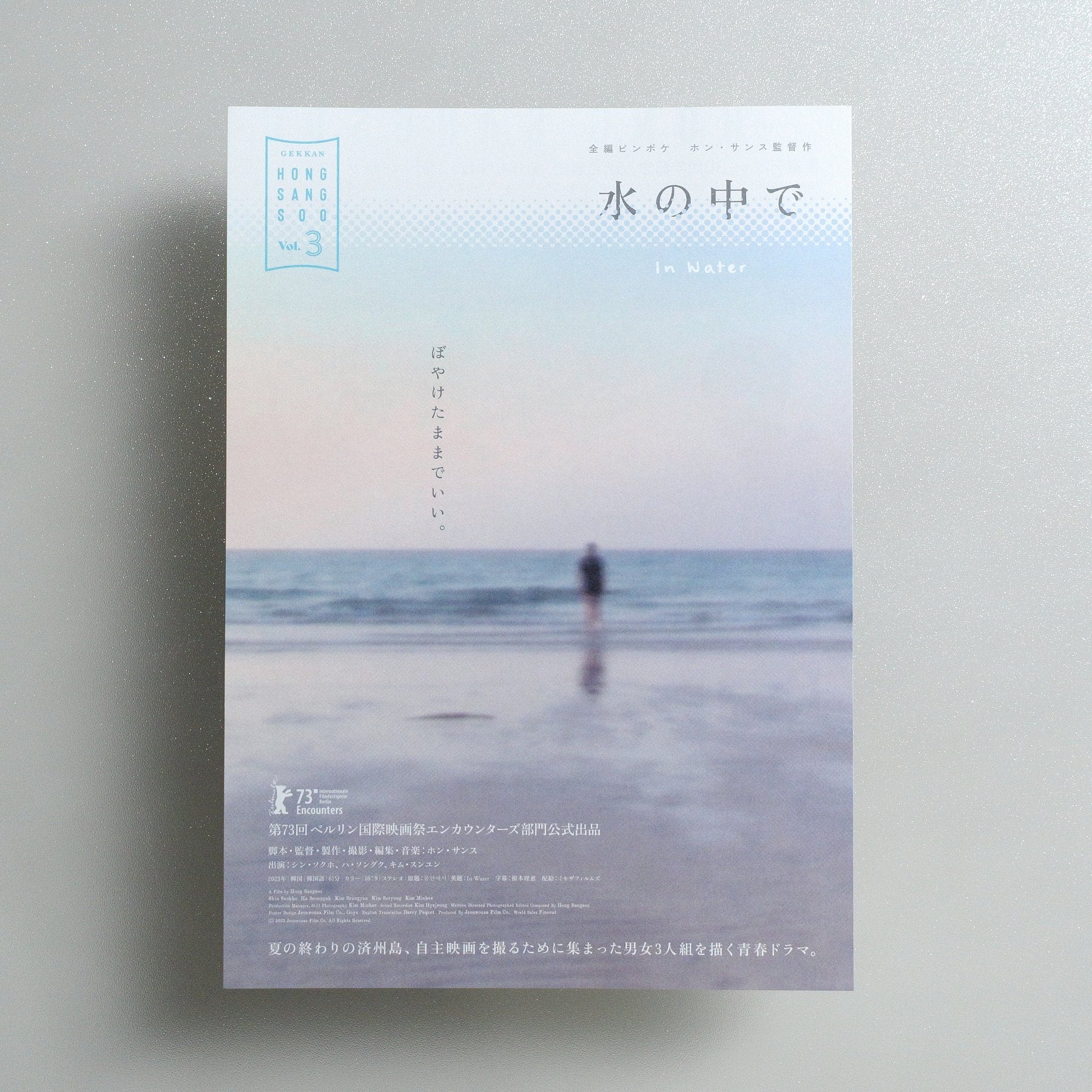 In Water 2025 Japanese B5 Movie Flyer - front