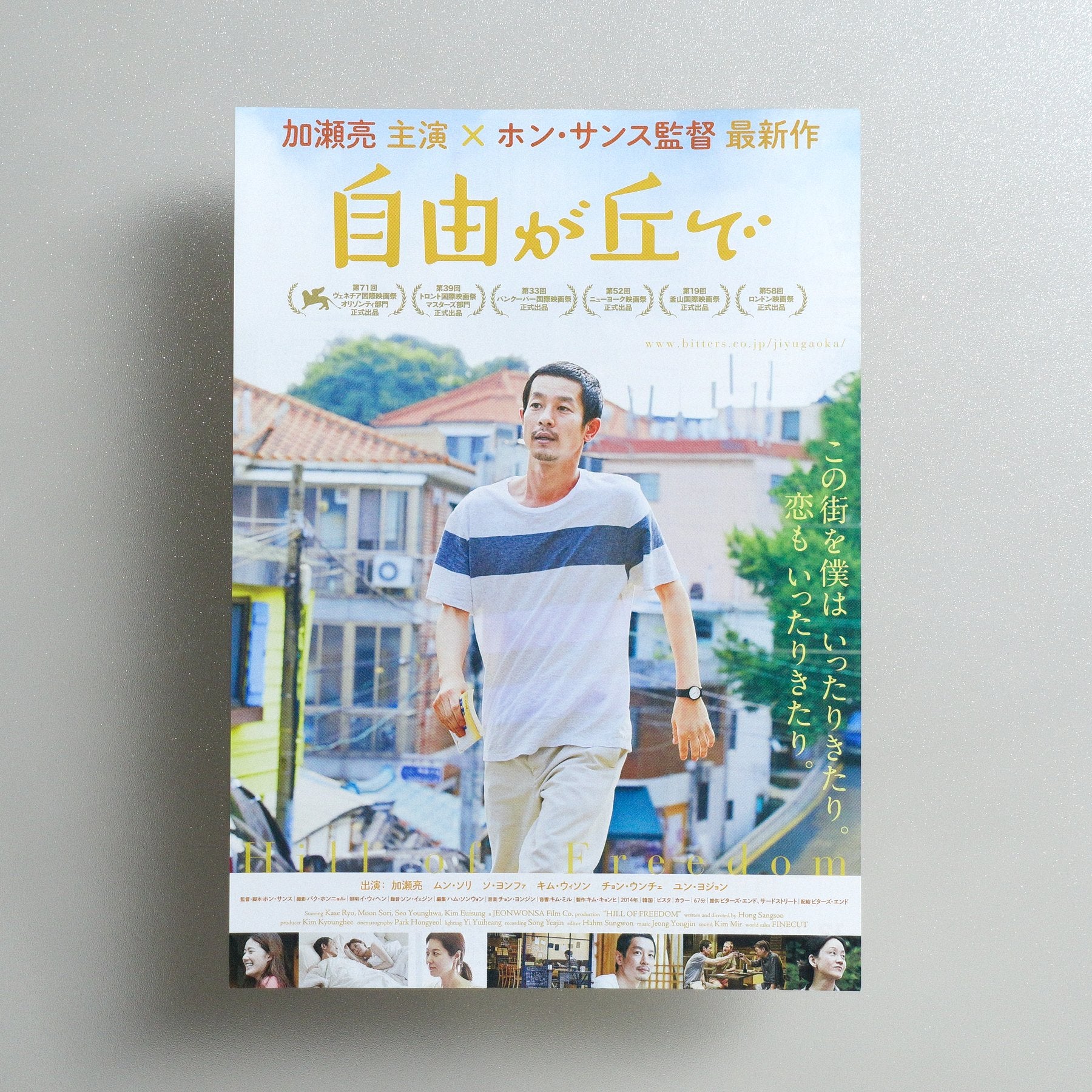 Hill of Freedom 2014 Japanese B5 Movie Flyer - front